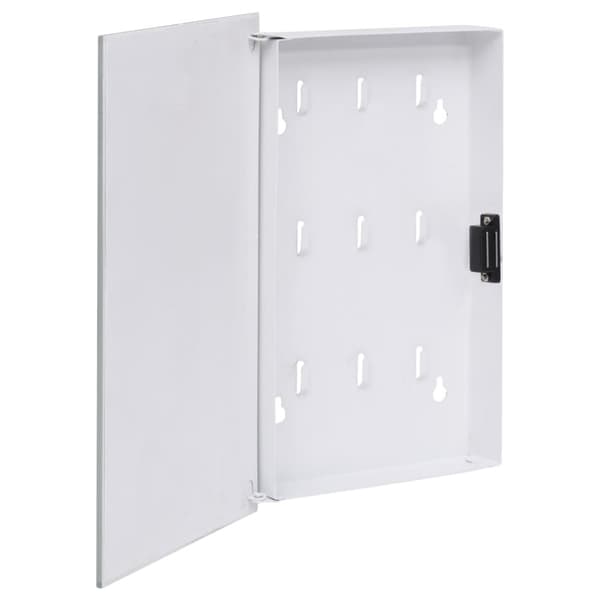 vidaXL Nyckelskåp med magnetisk tavla vit 30x20x5,5 cm