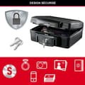 Miniatyrbild 6 av 6: MASTER LOCK Säkerhetsfodral / Safe - Brandsäker och vattentät - Format S - 4,9L