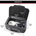 Miniatyrbild 2 av 6: MASTER LOCK Säkerhetsfodral / Safe - Brandsäker och vattentät - Format S - 4,9L