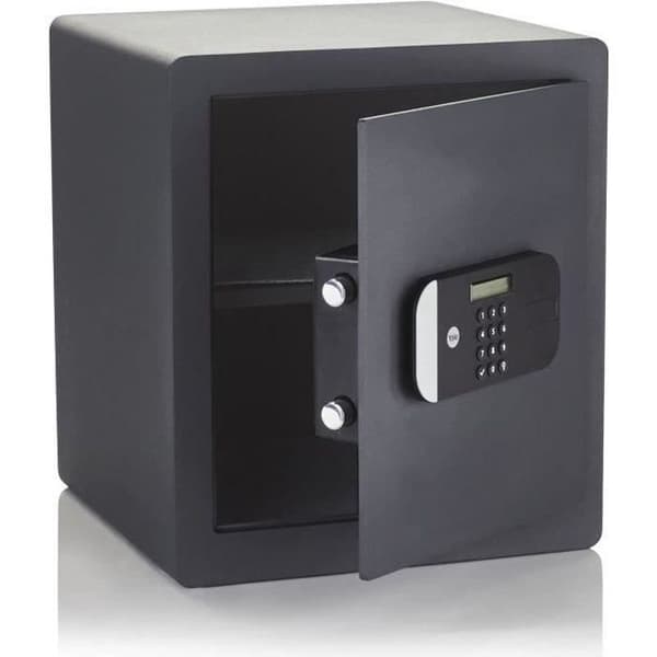 YALE Högsäkerhetsskåp med elektroniskt lås (SKG -certifierat), skrivbordsstorlek H.40 x B.35 x D.34 cm (35.5 L)