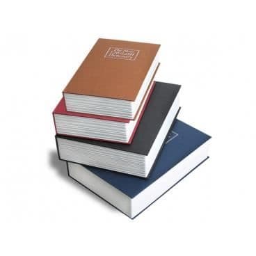 Autentisk blå bok säker dekorativt hem objekt ovanlig design.