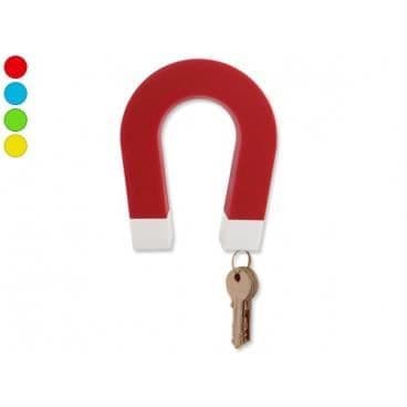 Nyckelhängare - U-magnet - Röd - PVC - 125x105x25mm - Kapacitet 300g