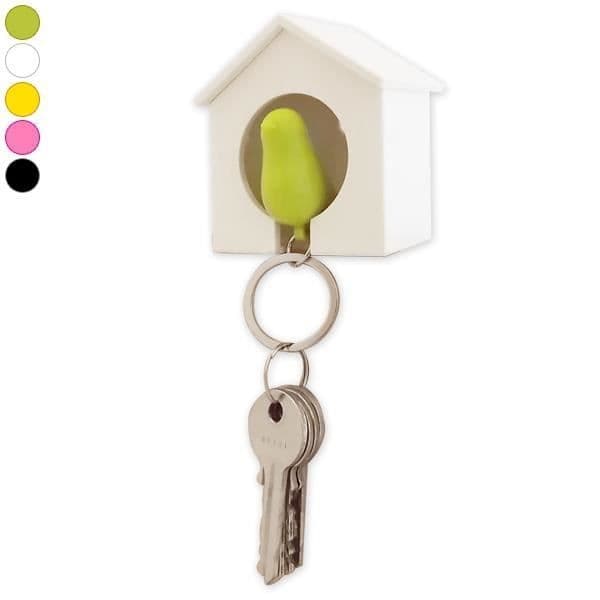 Nyckelhållare - Fågel - Röd - PVC - 75 x 65 x 45 mm - Söt design