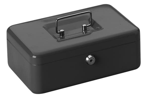Alco AL-845-11 Pengekasse 250x170x90mm Stål Sort