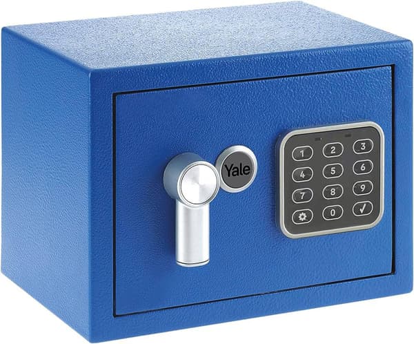 Yale YSV/170/DB2/B Freestanding safe 3.8 l Steel Blue