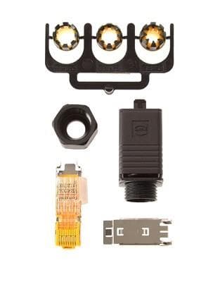 SPR CONN PUSH PULL PLUG IDC-8 I