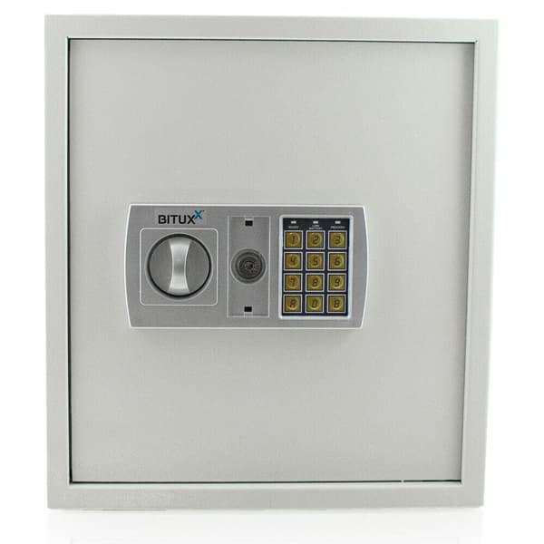 Kassakaappi/panssaroitu kaappi Yritystalon toimistoon elektronisella lukolla 4mm yhdistelm�ll�