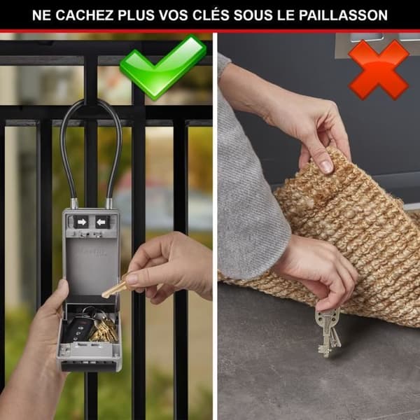 Masterlock säkerhetsskåp Nyckelbox 5482EURD L format