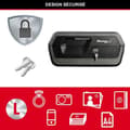 Miniatyrbild 5 av 6: Brandsäkert säkerhetsfodral - MASTER LOCK - LCFW30100 - Brandsäkert och vattentätt - Nyckellås - Stort