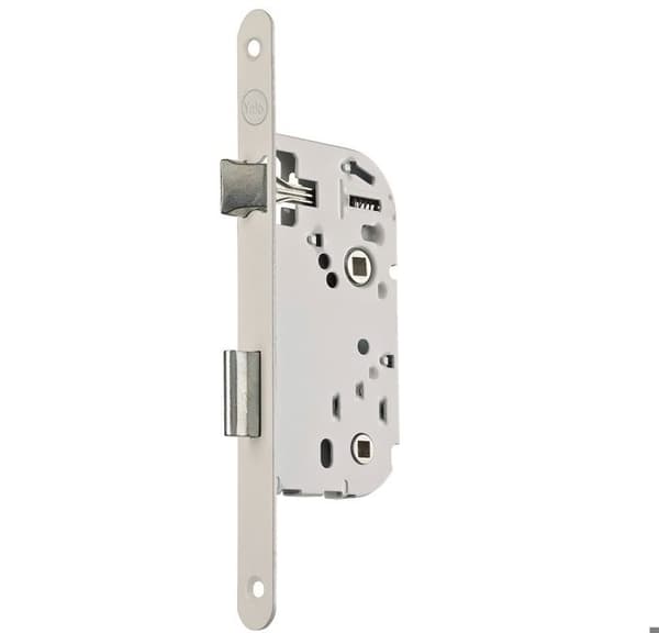 ale Y53R-A50/B/SC - Infällt bröstlås 135 mm, käpppip, 50 mm axel, vändbar, vit
