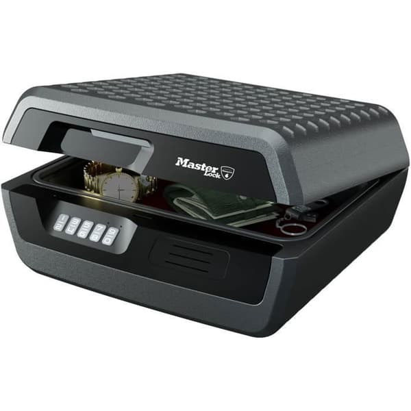 Brandsäkert säkerhetsfodral - MASTER LOCK - CHW30300EURHRO - Brandsäker och vattentät - Stor 10L - Elektronisk kostym