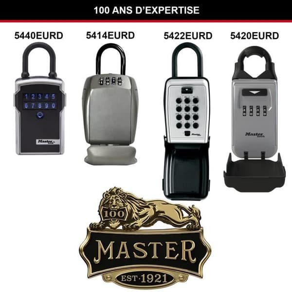 Masterlock säkerhetsskåp Nyckelbox 5420EURD Format M