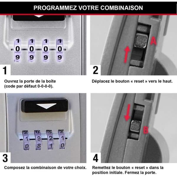 Masterlock säkerhetsskåp Nyckelbox 5424EURD Format M
