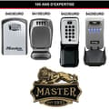 Miniatyrbild 7 av 8: Masterlock säkerhetsskåp Nyckelskåp 5403EURD XL-format