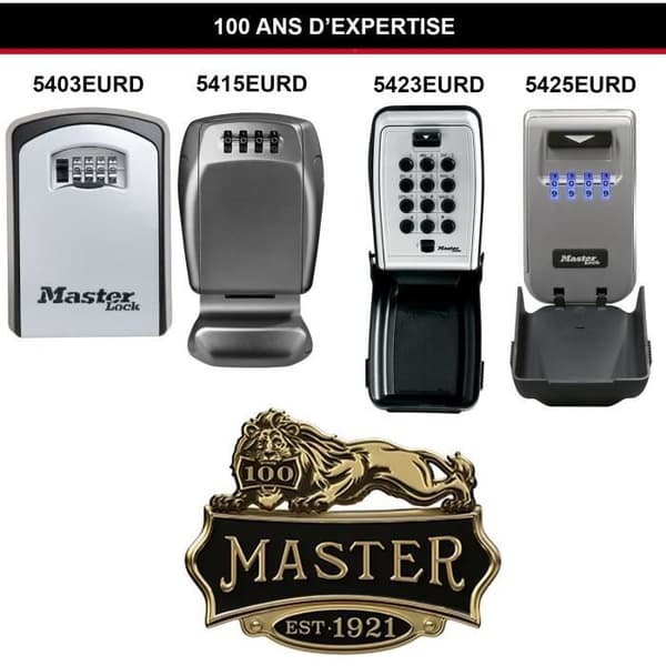 Masterlock säkerhetsskåp Nyckelskåp 5403EURD XL-format
