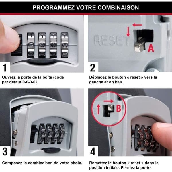 Masterlock säkerhetsskåp Nyckelskåp 5403EURD XL-format