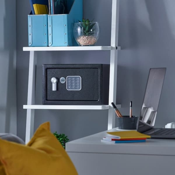 Yale YSV/200/DB2 sikker Fritstående pengeskab 8,6 L Stål Sort