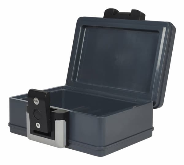 Yale YFC/154/KB1 Fire Resistant Safety Box 5 l muovi harmaa