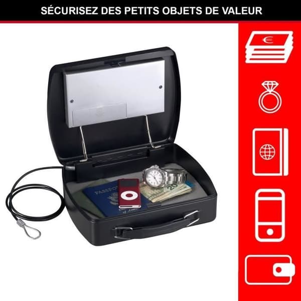 Master Lock Small Portable Electronic Combination Safe P008EML