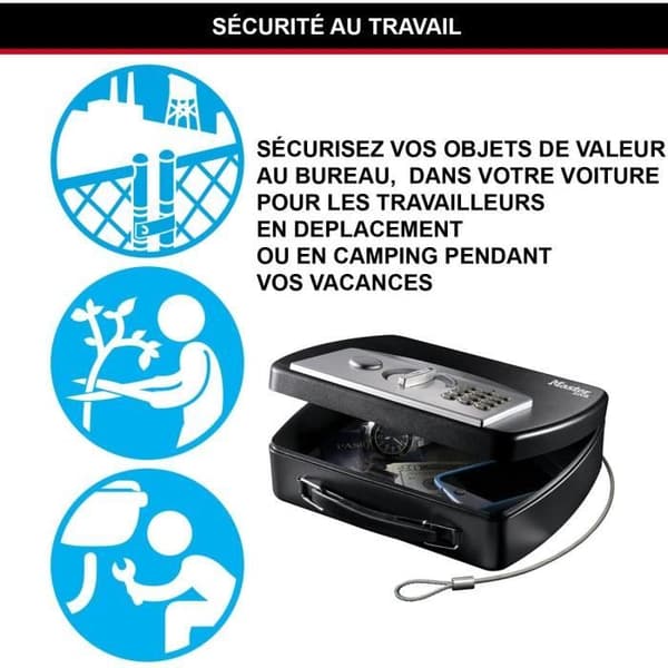 Master Lock Small Portable Electronic Combination Safe P008EML
