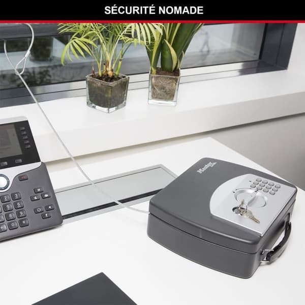 Master Lock Small Portable Electronic Combination Safe P008EML