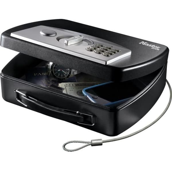 Master Lock Small Portable Electronic Combination Safe P008EML