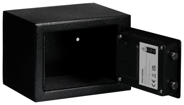 Yale YSV/170/DB2 Fritstående pengeskab 3,8 l Stål Sort