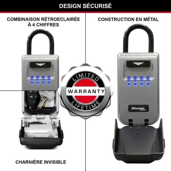 Masterlock säkerhetsskåp Nyckelbox 5424EURD Format M