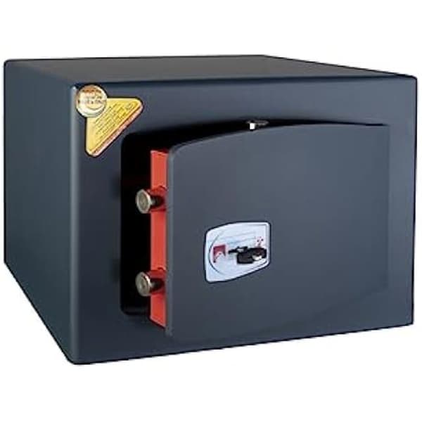 Coffert Technomax 58883 - Lätt, Säker, Pålitlig - Grå - Med nyckel - 20x35 cm - 8 kg