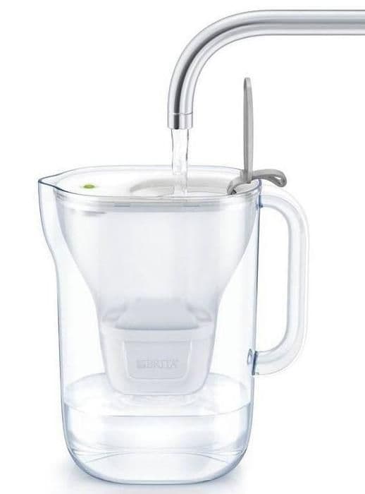 Brita Karaffer Karaffel med filter Style XL LED, volym 3,6 l, filter MX PRO, grå 1052803