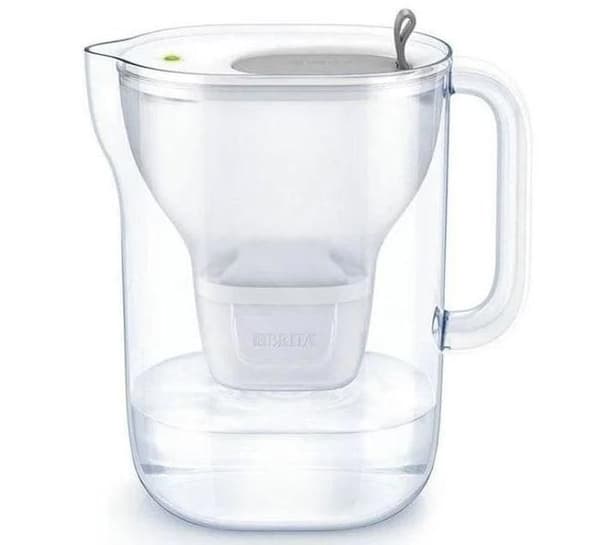 Brita Karaffer Karaffel med filter Style XL LED, volym 3,6 l, filter MX PRO, grå 1052803