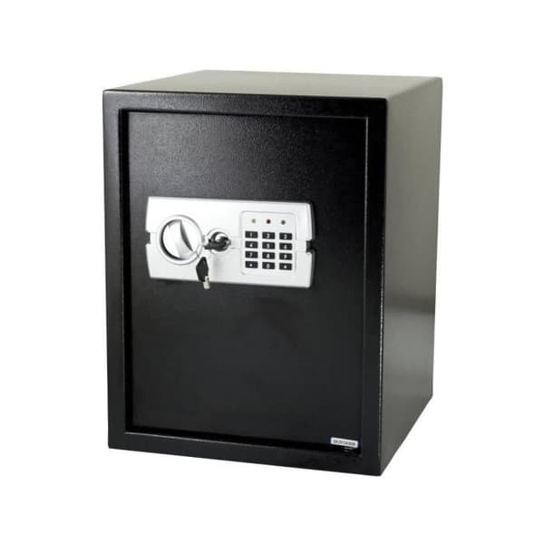 Digitalt säkerhetsskåp G21 - Svart - 450 x 350 x 350mm - Med kod - Vägghängning möjlig