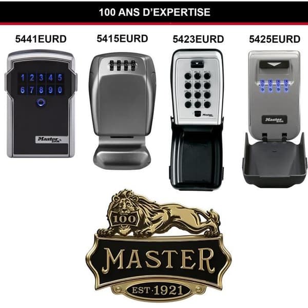Masterlock säkerhetsskåp Nyckelbox 5423EURD L format