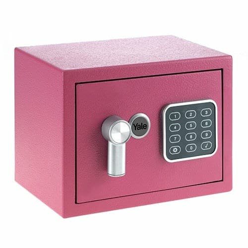 Yale YSV/170/DB2/P Vapaasti seisova kassakaappi 3,8 l Teräs Pinkki