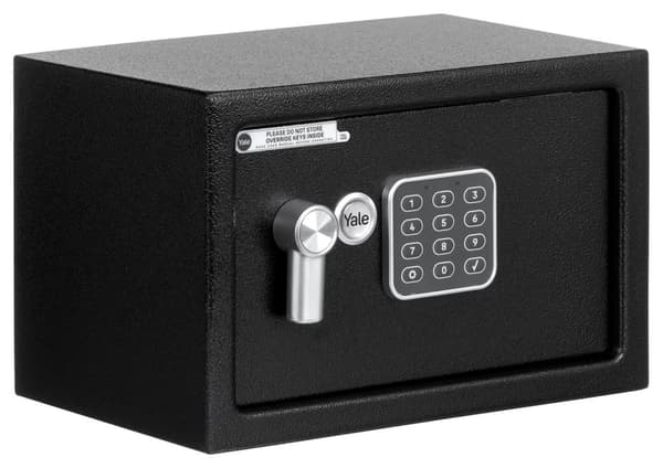 Yale YSV/200/DB2 Fritstående pengeskab 8,6 l Stål Sort