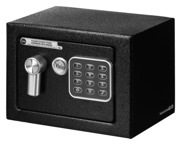 Yale YSV/170/DB2 Vapaasti seisova kassakaappi 3,8 l Teräs Musta
