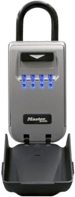 Nøgleskab med mulighed for ophængning og med en kodeoplyst Master Lock 5424EURD