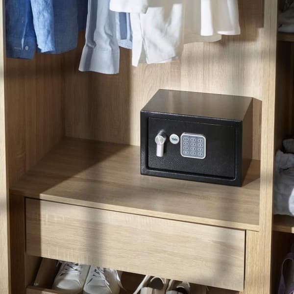 Elektroniskt kassaskåp - YALE - YSV/200/DB2 - Liten 8,6L - 20x31x20cm