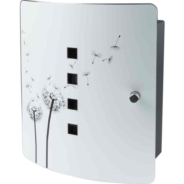 Nyckelskåp - BURG WACHTER - 6204/10 Ni Pusteblume - Maskrosdekor, 10 krokar, justerbar magnetstängning