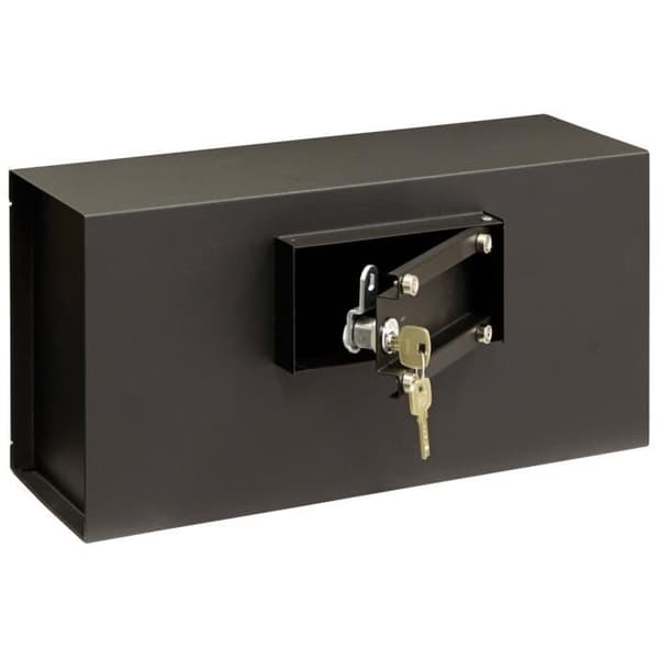 ARREGUI Socket 23000W-S1 osynlig vägg-in kassaskåp - Svart - 12 L - Nyckel
