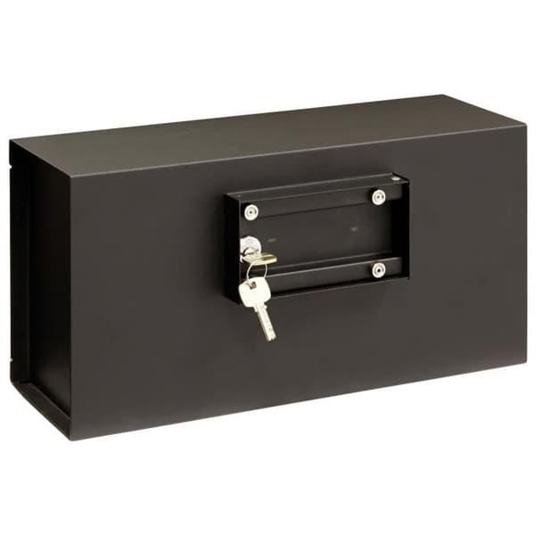 ARREGUI Socket 23000W-S1 osynlig vägg-in kassaskåp - Svart - 12 L - Nyckel