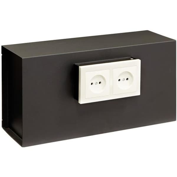 ARREGUI Socket 23000W-S1 osynlig vägg-in kassaskåp - Svart - 12 L - Nyckel