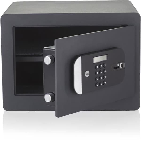 YALE -YSFM/250/EG1 - Biometriskt högsäkerhetsskåp (Certifierad SKG) - hushållsformat H.25 x B.35 x D.30 cm (18 -6 L)