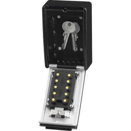 Kodboks - ABUS - 767 KeyGarage PB2 - Svart - Metall - 10 knappar för kod
