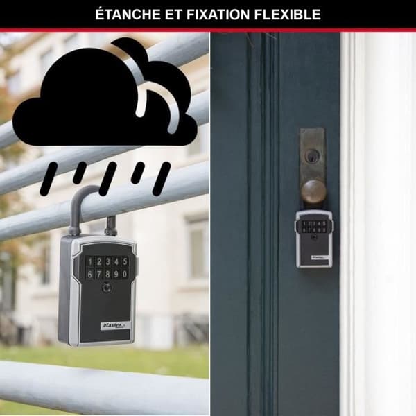 MASTER LOCK Ansluten nyckellåda - Bluetooth eller kombination - ett handtag