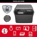 Miniatyrbild 5 av 6: Brandsäker säkerhetsbox - MASTER LOCK - FHW40300EURHRO - Brandsäker och vattentät - Stor 18,5L - Elektronisk dräkt