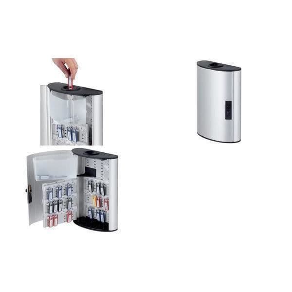 Nyckelskåp - HÅLLBART - NYCKELBOX plus - Kodbom - 1000 kombinationer - Aluminium