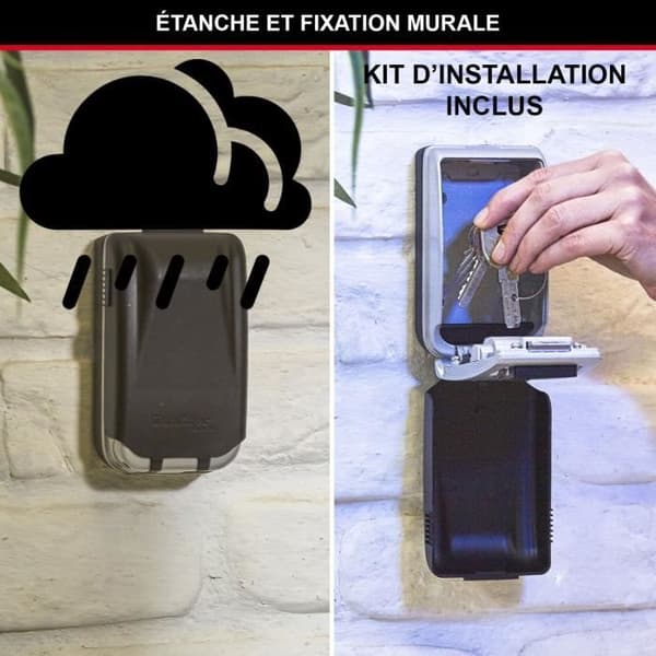 MASTER LOCK Säkert nyckelskåp - Storlek M - Bakgrundsbelyst kombination - Säker förvaring