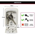 Pikkukuva 6 / 6: MASTER LOCK Secure Key Box - Koko M - Valkoinen - Avainlaatikko - Turvallinen säilytys