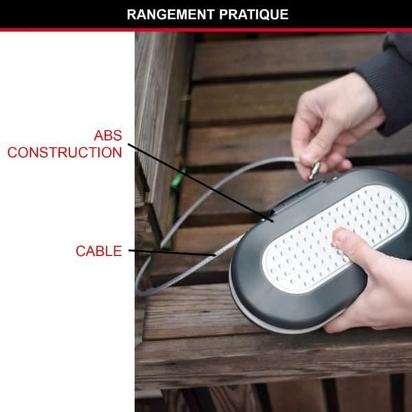 Mini Portabelt Kassaskåp - MASTER LOCK - 5900EURD - Med Kabel - Kombination - Svart
